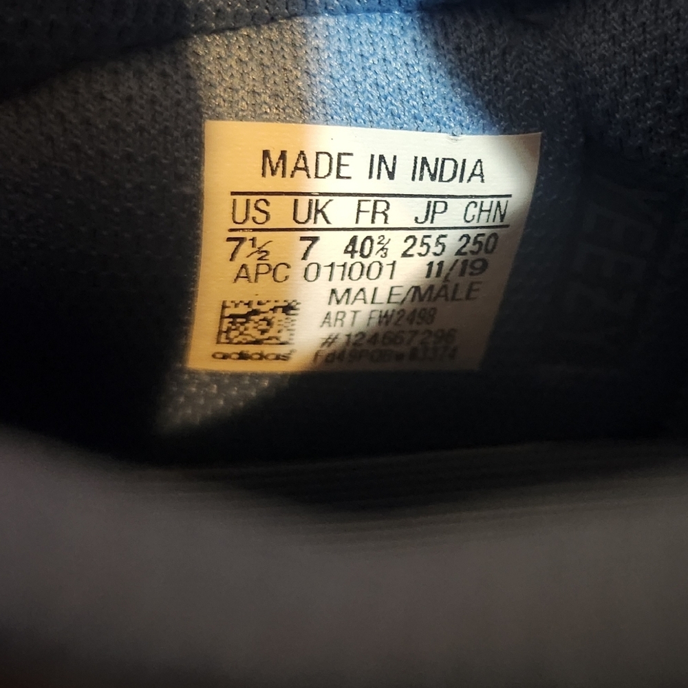 Yeezy Boost 700 Carbon Blue Adidas Size 7.5 - Picture 12 of 12